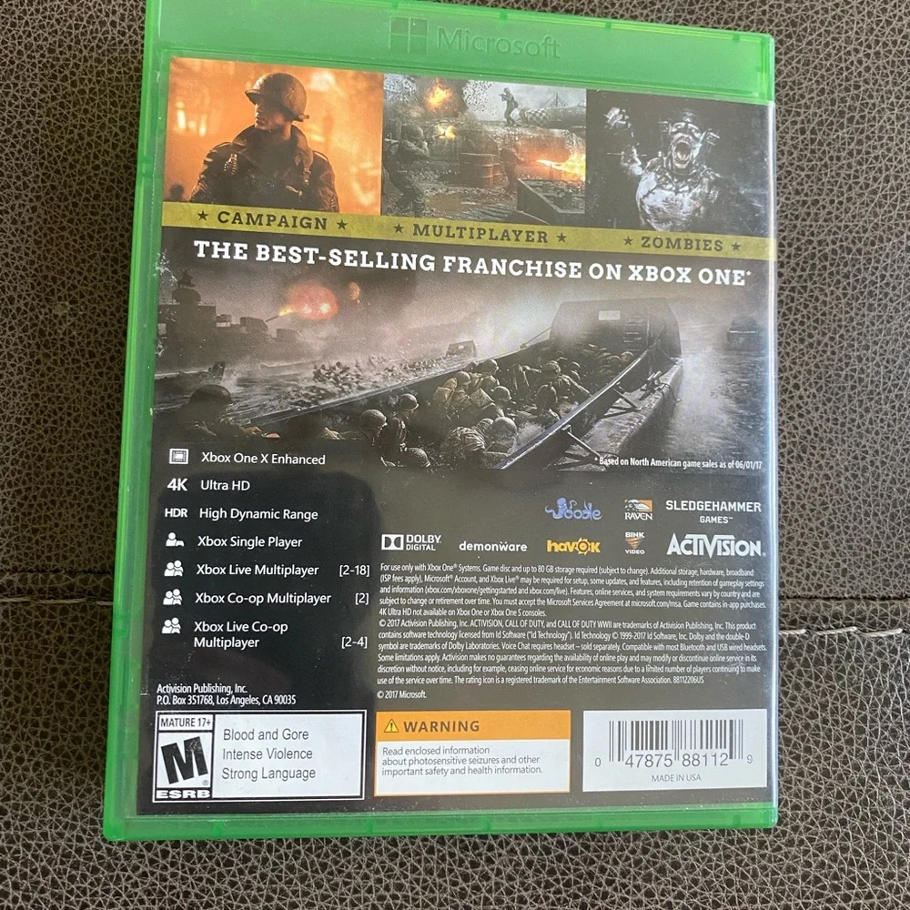 Call of Duty: WWII - Microsoft Xbox One